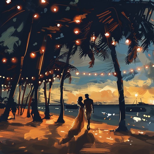 Dive into this gentle salsa experience where rhythmic lines and ocean sounds sway together, creating a soothing yet lively atmosphere reminiscent of a blissful beachside evening.