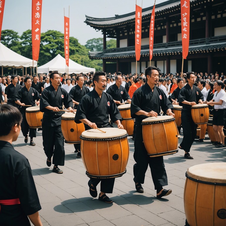 A riveting blend of high energy, aggressive percussion and traditional ethnic instruments results in a stirring musical journey. Emphasizing dynamic transitions and powerful rhythmic patterns, this track captures the raw intensity and cultural richness. The music narrates an unspoken saga of ancient rituals and modern intensity, offering an exhilarating auditory experience that bridges ages and geographies.