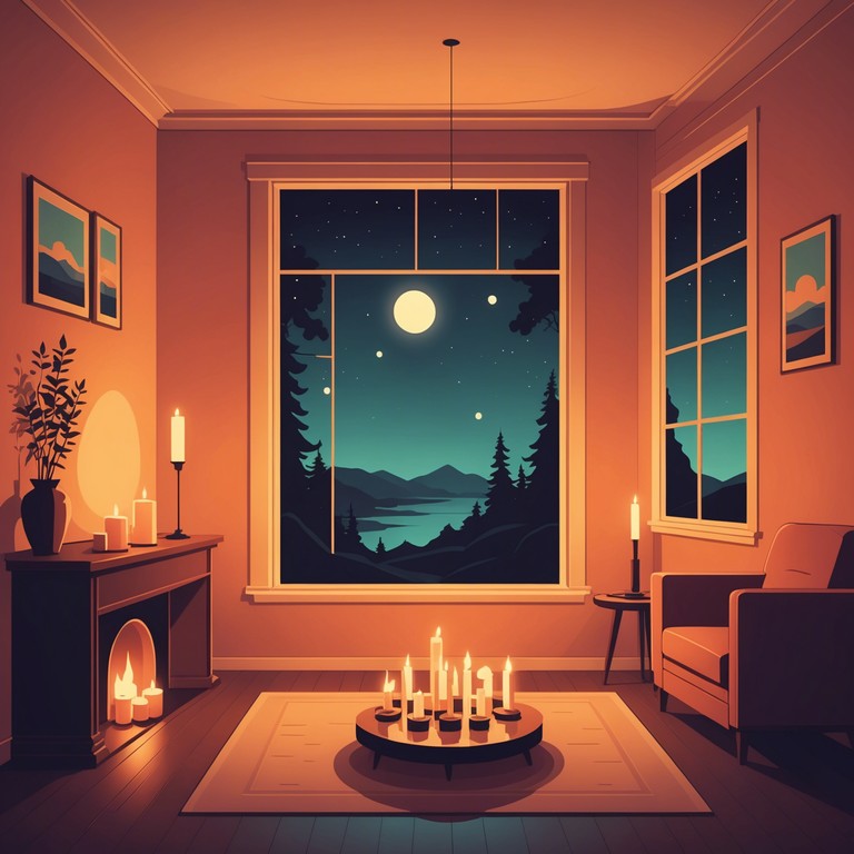 As the day fades into night, evening whispers unfold provides a perfect backdrop, with its soft acoustic guitar melodies weaving through an ambient, comforting soundscape. Ideal for creating a peaceful environment in your living space or for meditation sessions.