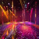 sparkling euphoric beats uplifting moods under glittering lights.