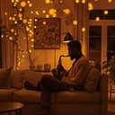 relaxed jazz inspired upbeat track with festive seasonal vibe