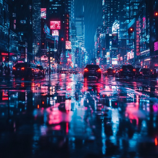 A sophisticated new wave instrumental featuring lush synths and atmospheric textures, inspired by urban nightscapes. Evoking a sense of nostalgia and mystery, this track blends complex rhythms with melodic synth lines, creating an immersive experience reminiscent of a neon lit metropolis during a calm winter night