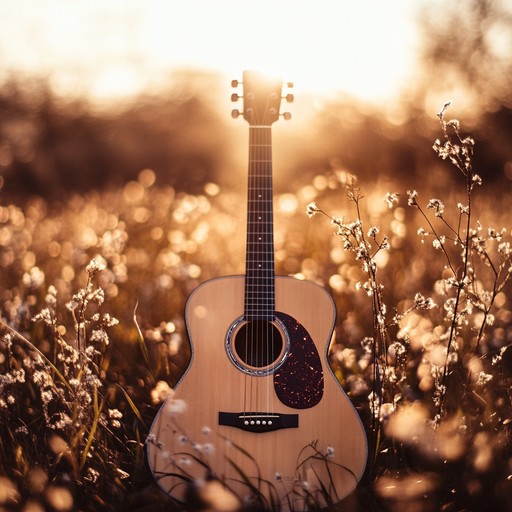 Experience a cheerful and romantic jingle featuring a gentle acoustic guitar melody that echoes the warmth and beauty of a summer sunset. Perfect for creating a heartwarming and idyllic atmosphere.