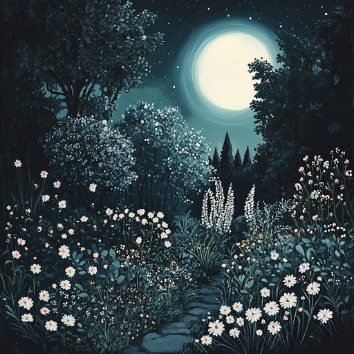 This serene waltz captures the essence of a twilight garden, where delicate flowers sway gently in the breeze. The soft and harmonious melody, led by the piano, is complemented by light orchestral strings, creating a peaceful and captivating atmosphere.