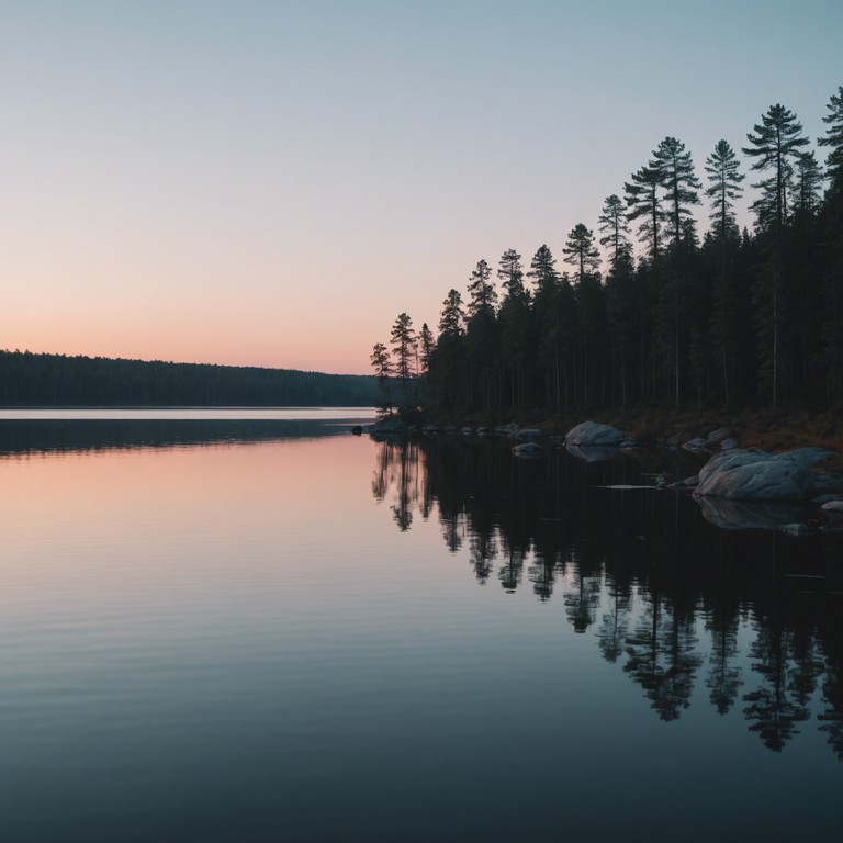 Experience an auditory journey through the gentle echoes of finland’s peaceful environment. The use of a soft acoustic guitar enhances the intimate feel, creating a reflective space for tranquility and nostalgia.