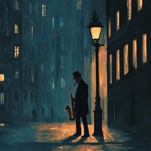 An atmospheric instrumental that delves into the melancholic moods of urban nights, blending soulful saxophone melodies with subtle beats to portray the silent stories of the city