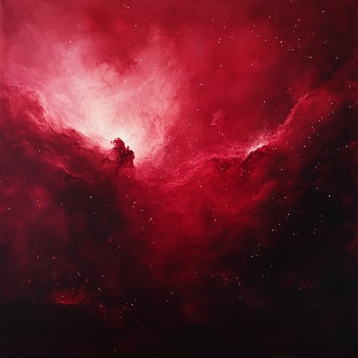 Dive into an otherworldly soundscape where deep, rumbling drones intertwine with haunting synthetic textures. Imagine drifting through a crimson lit nebula surrounded by the silent echoes of forgotten dimensions. This track will envelop the listener in a sense of unease and fascination, perfect for immersion and contemplation.