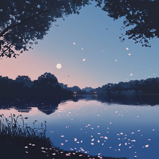 An instrumental track illustrating the quiet affection between characters, with gentle piano melodies unfolding under the serene glow of the moon.