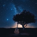 gently plucked guitars, soothing, emotional, night time contemplation, serene