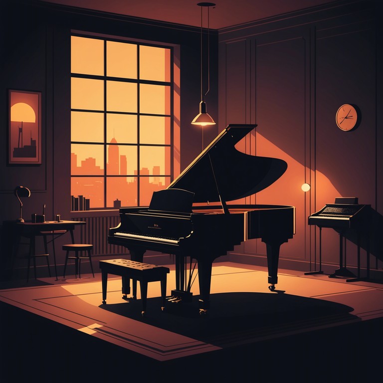 In this unique track, classic swing rhythms blend with deep, introspective melodies creating a contemplative mood. Perfect for late night listening or as an accompaniment to personal reflection, the music features a sophisticated piano performance that enriches its expressive quality.