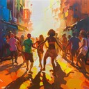 upbeat, bouncy beats, perfect for sunny street parties