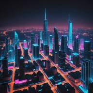 futuristic, energetic beat fuels urban exploration