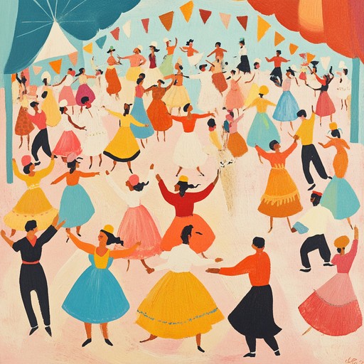 A lively and lighthearted tune that melds traditional polka rhythms with the enchanting atmosphere of a bustling carnival. The piece combines the celebratory essence of waltz with the bouncy energy of polka, featuring vibrant melodies and playful harmonies. Perfect for evoking a whimsical, carefree atmosphere filled with fun and delight