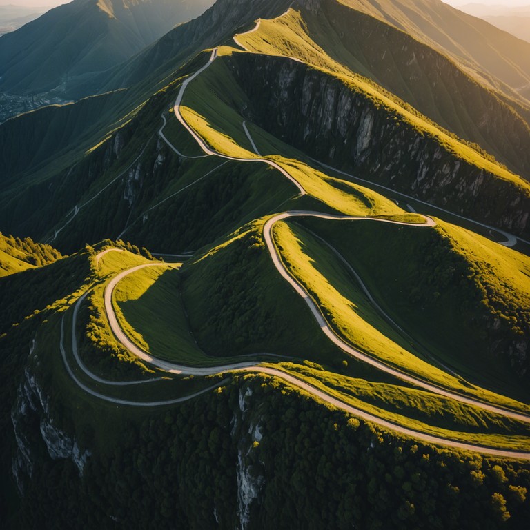 Imagine an instrumental journey mirroring a mountain ascent, where each chord represents a step upward in the unforgiving but beautiful natural world.