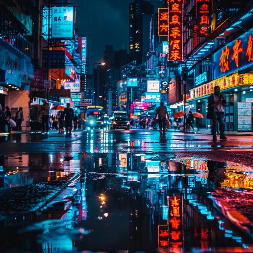 Electrifying beats imbue this track with a vibrant energy, merging futuristic and retro elements for a dynamic atmosphere perfect for urban scenes or nightlife vibes.