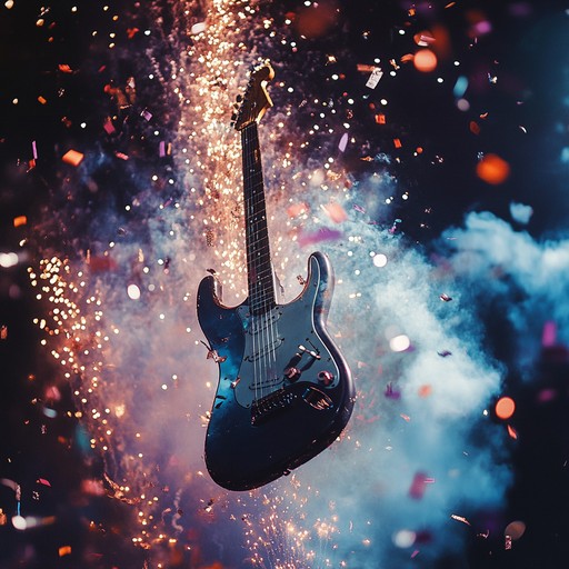 This track captures the essence of triumphant moments with its intense beats and electrifying energy. Designed to make listeners feel invincible, it's perfect for celebrating victories and momentous achievements. Heavy guitar riffs and pulsating drums create a powerful soundscape that fills you with adrenaline and joy.