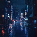deep bass with heartfelt synths reflecting urban solitude