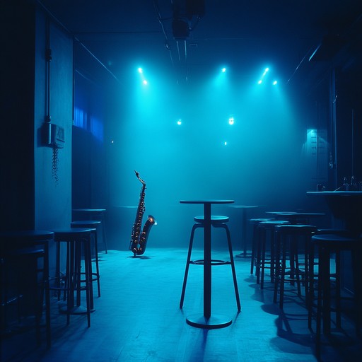 A contemplative urban tune merging melancholic house beats with soulful saxophone jazz, painting a musical portrait of city nights and reflective moments.