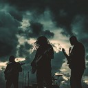 dark instrumental reggae with haunting melodies and ominous rhythms