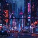 cheerful, upbeat nighttime blues rock with engaging guitar riffs