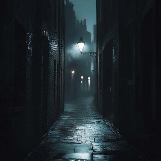 Imagine walking through a foggy metropolitan alleyway at night; the sound of distant traffic and echoing footsteps create a haunting atmosphere. The piece builds up with ambient textures and a slow, bubbling groove that captures the enigmatic essence of an urban labyrinth.