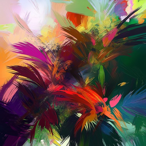 A wild mix of turbulent jungle rhythms and abstract avant garde influences, creating a frenetic yet intricate soundscape.