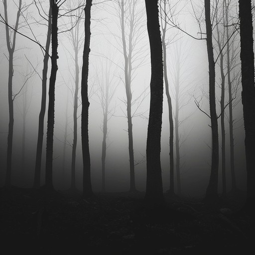 Starting with an ethereal yet eerie guitar melody, this track quickly moves into a distorted interplay of synthetic and acoustic elements. Unpredictable tempo changes and echoing layers create a landscape of auditory unease, giving the impression of wandering through an unfamiliar and possibly dangerous terrain.