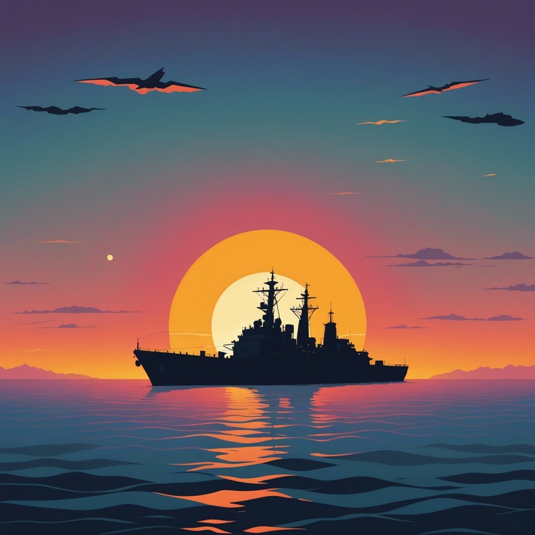 An instrumental piece infused with the spirit of the russian navy, this track utilizes traditional sounds to evoke feelings of pride and historical significance. It combines modern orchestral elements with historic russian instruments to create a powerful, uplifting experience.
