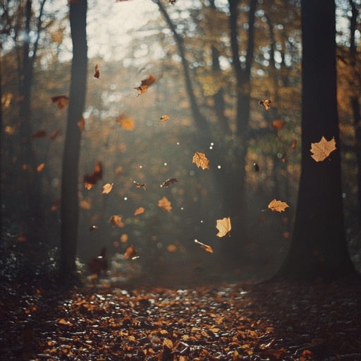 An evocative piece capturing the essence of autumn's charm, as gentle melodies mimic the soft, playful whisper of falling leaves on a cool evening. Driven by a delicate piano performance, the song sways like branches in an autumn breeze, enveloped in warmth despite the chill in the air.