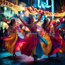 vibrant beats drive an uplifting carnival dance of spirits.
