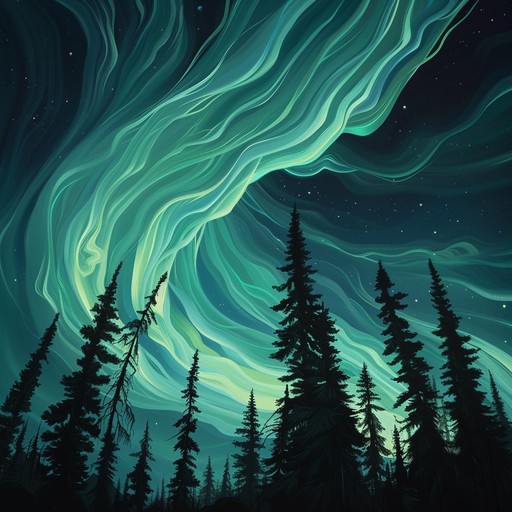 Imagine wandering through the ethereal beauty of the nordic wilderness under the mesmerizing dance of the northern lights. This instrumental track combines the rhythmic gentleness of traditional finnish pop with intricate psychedelic elements, creating a captivating auditory experience. The music ebbs and flows like the flickering auroras, drawing listeners into a dreamy, almost otherworldly state. The enchanting melodies, echoed delays, and unusual sound textures immerse you in a serene yet surreal soundscape.