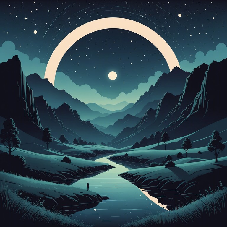 Echoes of fantasy realms offers an auditory exploration of a mythical landscape, filled with lush sonic textures that stimulate the senses and uplift the spirit, crafted around the gentle plucks of a harp.