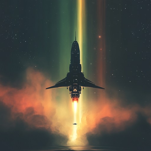 Orchestrated to evoke the sense of beginning a grand, transcendent exploration into the cosmos, this piece uses expansive sounds to represent the vastness of space and the thrill of the unknown.