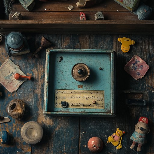 An instrumental piece that starts with a light hearted, quirky melody, evoking the innocence of childhood and simple joys. As the song progresses, subtle changes introduce a sense of nostalgia and longing, blending cheerful elements with a soft undercurrent of melancholy. The combination creates an engaging and emotionally complex experience, where listeners are drawn into a world of bittersweet memories and wistful reflections. An instrumental piece that starts with a light hearted, quirky melody, evoking the innocence of childhood and simple joys. As the song progresses, subtle changes introduce a sense of nostalgia and longing, blending cheerful elements with a soft undercurrent of melancholy. The combination creates an engaging and emotionally complex experience, where listeners are drawn into a world of bittersweet memories and wistful reflections.