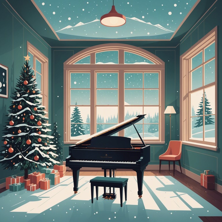 A heartfelt piano composition complementing the quiet bliss of holiday snowfalls and cherished family gatherings, enveloping listeners in scenes of serene winter landscapes and gentle, flickering candle lights. This song acts as a warm embrace during the festive season, providing a tender and reflective backdrop to holiday traditions.