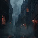 eerie, captivating jazz creating a shadowy, mysterious ambiance