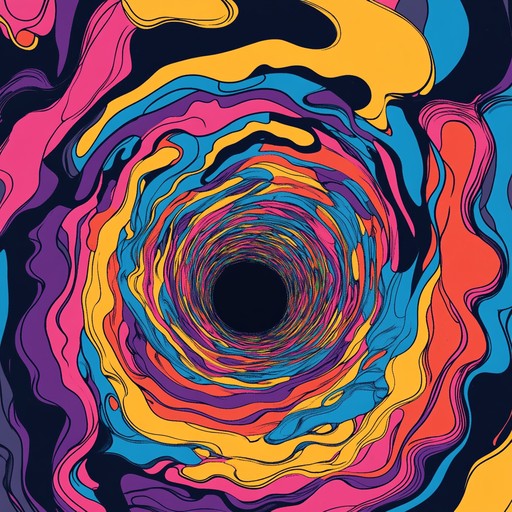 Dive deep into a kaleidoscopic journey, where groovy basslines dance with shimmering guitars, and echoed synths create a vibrant tapestry of electrifying soundscapes