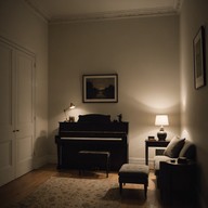 dramatic tones fill small spaces