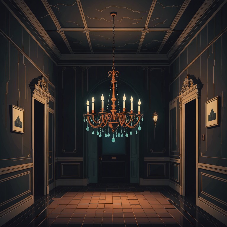 An orchestral creation featuring a solo violin taking the listener on a haunting journey within the forgotten corridors of an ancient mansion, narrating a story through fearful whispers and echoes captured by the walls over centuries.