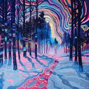 hypnotic holiday tune with psychedelic twists and festive chills