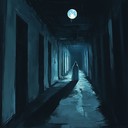 a haunting orchestral track invoking spectral echoes and mysterious whispers