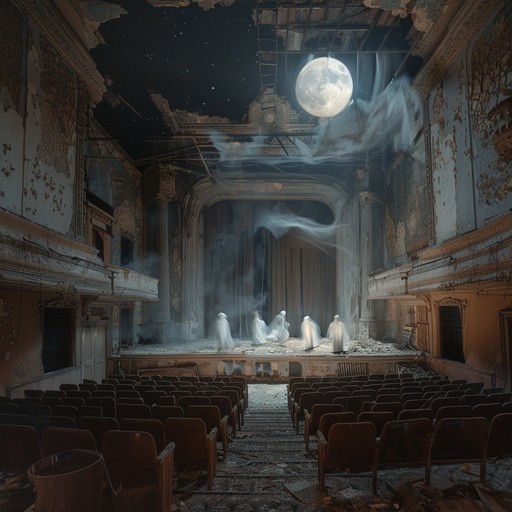 A deeply mysterious and gothic track that brings to life the dark corners of a cabaret stage. The intimate and haunting piano entwines with waltzing rhythms, painting a ghostly picture of bygone elegance and shadowy figures. A deeply mysterious and gothic track that brings to life the dark corners of a cabaret stage. The intimate and haunting piano entwines with waltzing rhythms, painting a ghostly picture of bygone elegance and shadowy figures.