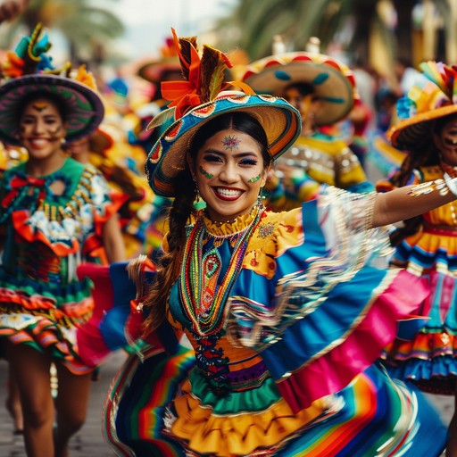 A high energy composition perfect for festive moments, featuring rich, vibrant bass and pulsating rhythms that capture the essence of summer carnivals. The music brings to life the vibrant atmosphere of street parades, and the joyful spirit of community celebration.