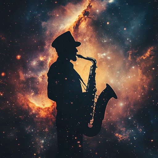 Embark on an imaginative journey through the cosmos with ethereal jazz harmonies, blending traditional elements with futuristic soundscapes. This composition evokes the sophistication of jazz with an eclectic mix of cosmic and ambient influences, creating a unique, immersive experience that transcends time and space.