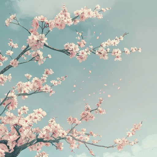 Delicate piano chords create nostalgic and tender atmospheres reminiscent of classic anime scenes. Each note evokes memories of cherry blossoms, blending past and present in a serene, heartfelt melody.