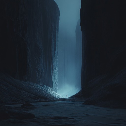 An immersive dark ambient track that delves into eerie atmospheres, unfolding layers of haunting sounds to evoke the profound mystery of uncharted realms.