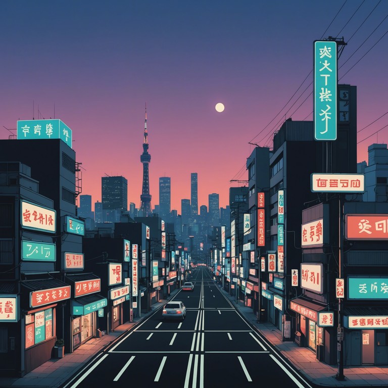 Crafting an embodiment of tokyo's dynamic at night, this track layers fast paced electronic beats with uplifting melodies, capturing the city's duality of energy and serenity.