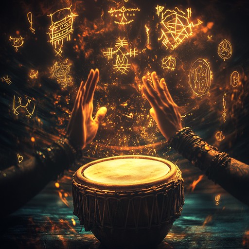 An innovative instrumental piece combining tribal percussion and contemporary elements to evoke the spirit of ancient cultures in a modern world