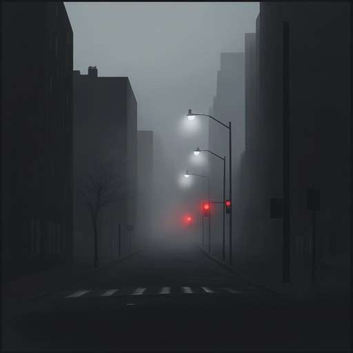 A song featuring dark beats with unsettling atmospheric soundscapes, perfect for evoking feelings of mystery and suspense as if journeying through an urban maze at night.