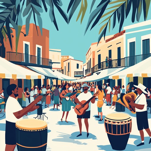 An invigorating instrumental merging the infectious rhythms of afro cuban music with the groovy pulse of funk, creating an irresistible dance floor vibe that is both exotic and familiar. Driving congas, vibrant brass, and a fat bassline ensure a high energy composition that is perfect for parties and festive occasions.